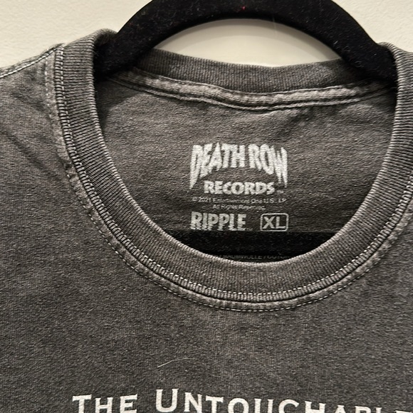 Glitter Death Row Records T shirt - Picture 2 of 3